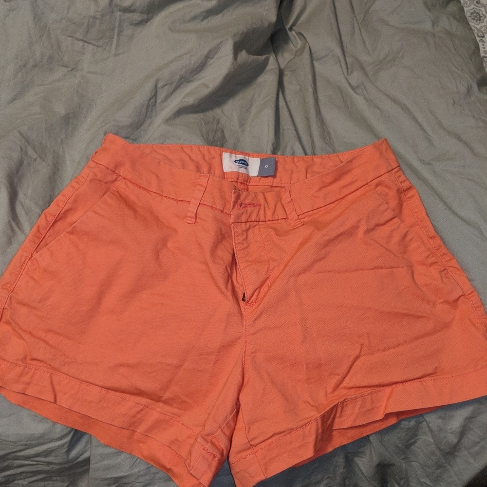 Old Navy coral shorts